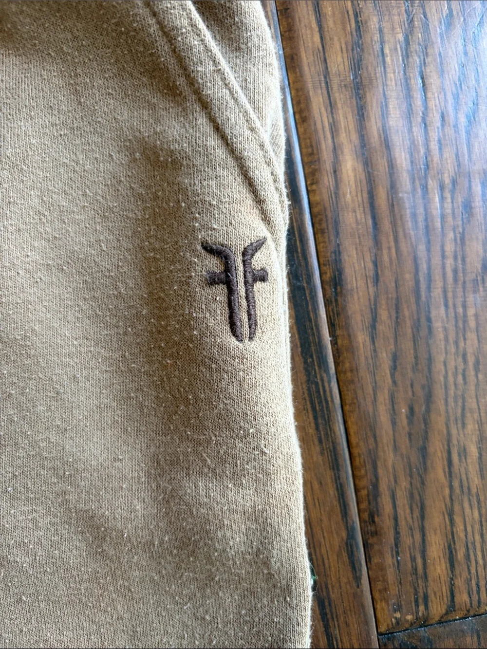 Frye Kids Tan Fleece Joggers with Drawstring